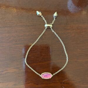 Kendra Scott  Pink Stone color bar bracelet